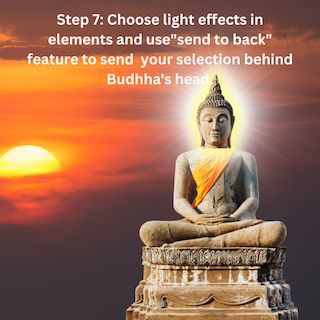 light effects in canva, canva image editor,canva glow effect image,how to add glow in canva,glow effect canva