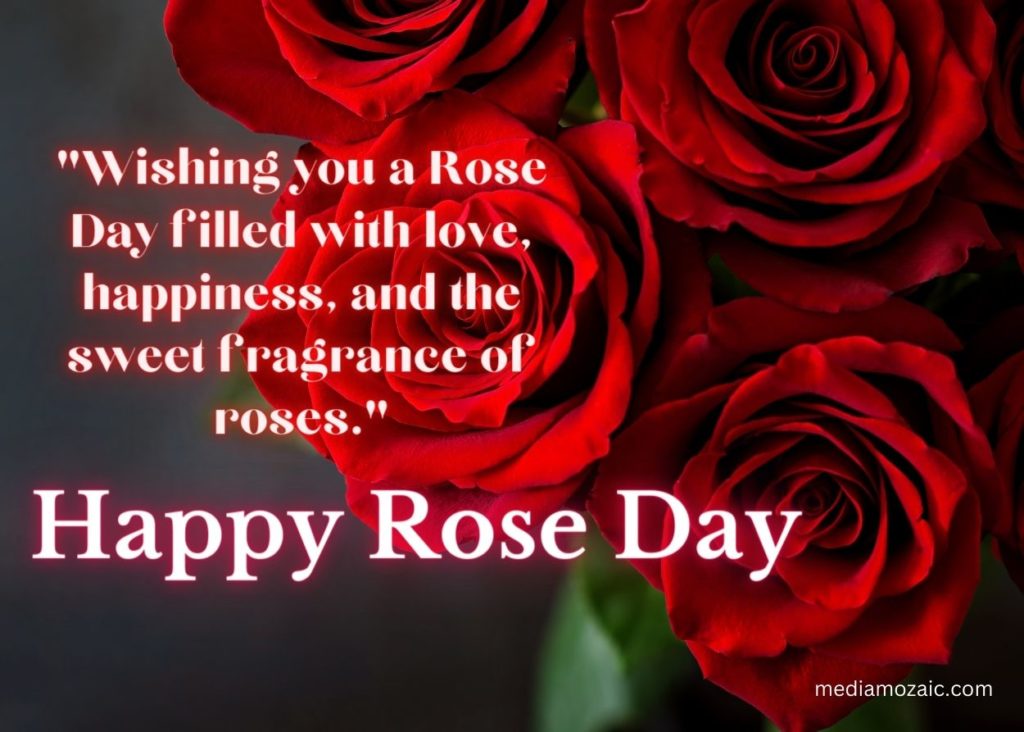 happy rose day wish