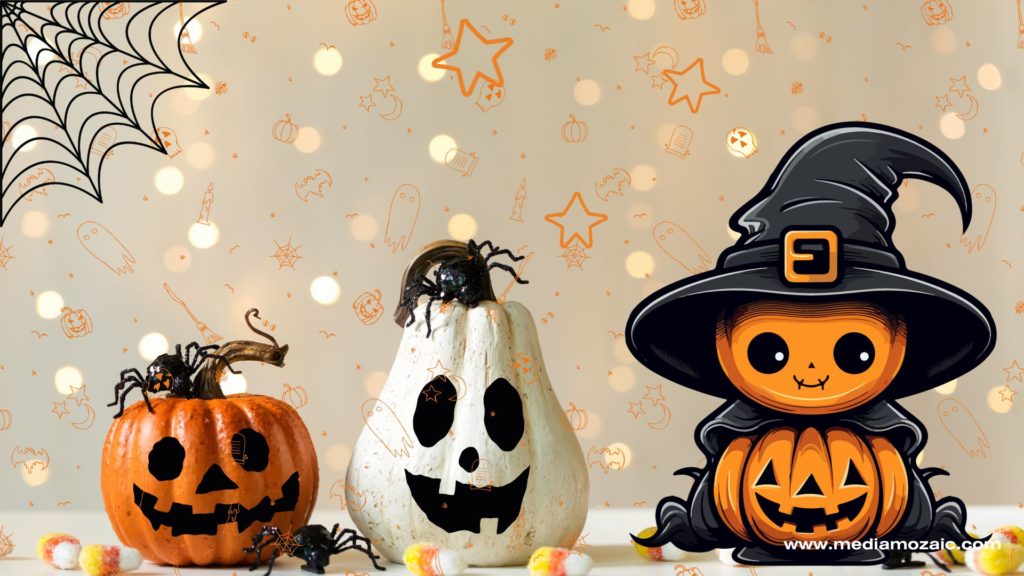 cute Halloween wallpaper, halloween cute wallpaper, halloween wallpaper 2023,cute ghost desktop wallpaper