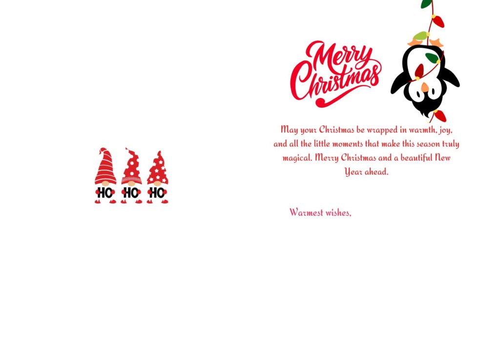 Printable Christmas Cards | Merry Christmas Cards for Printing | Free christmas Cards to Download 22 printable christmas cards, portrait printable card for christmas, free christmas printable, cartoon christmas card, reindeer and penguin card, fun holiday printable, whimsical christmas design, family christmas card