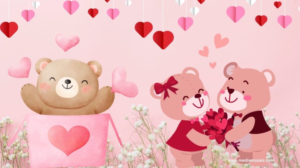 teddy wallpaper for valentine's day 