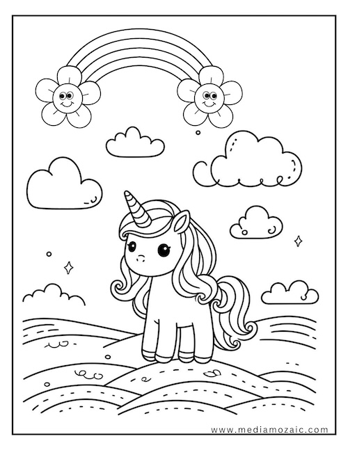 70 Unicorn Coloring Pages (Free Printable PDFs) 5 unicorn colouring images for kids,unicorn coloring pages free,unicorn coloring page,