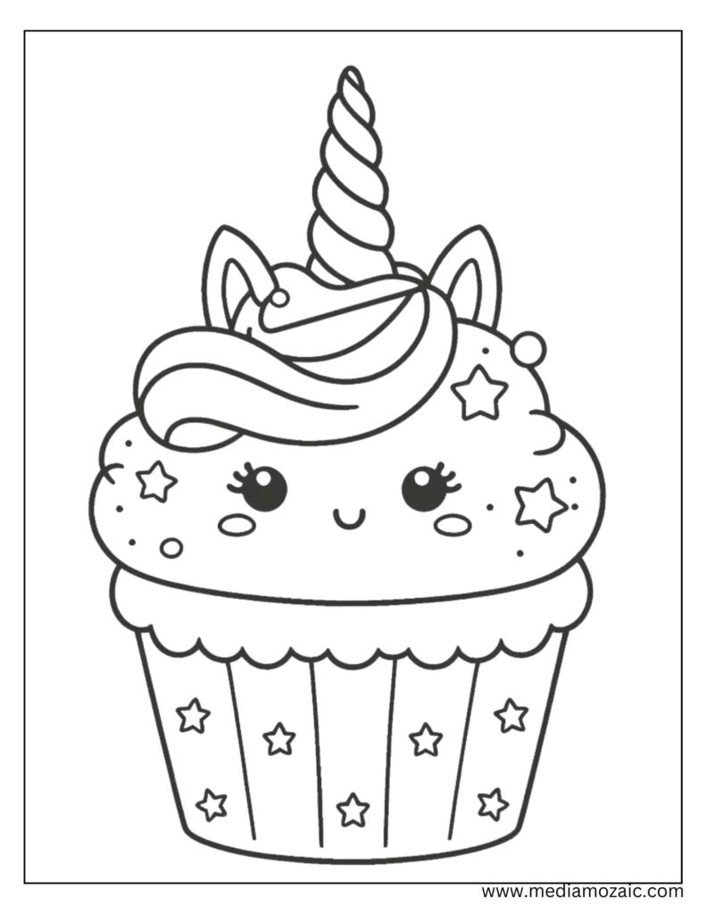 cute unicorn coloring pages,unicorn coloring pages, two Unicorn Coloring Pages free