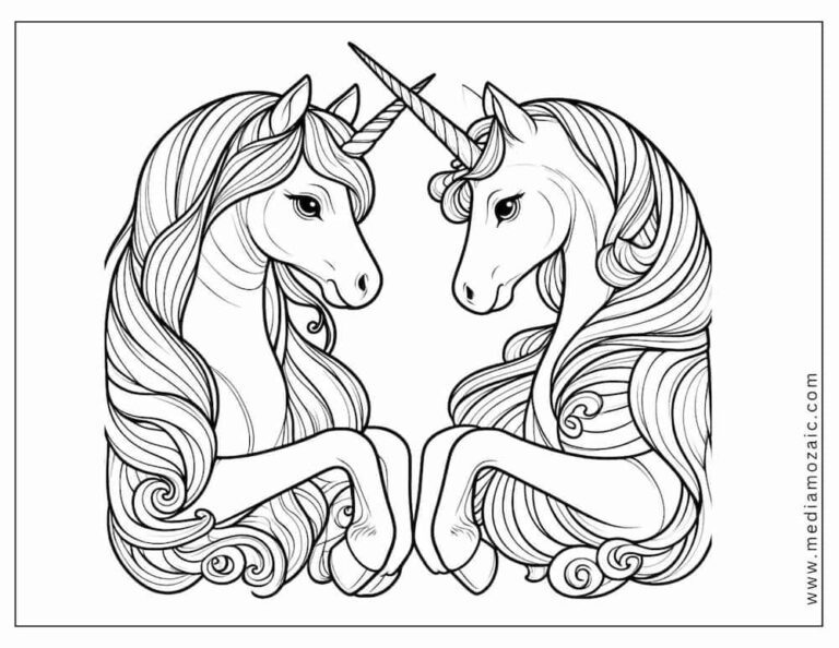 70 Unicorn Coloring Pages (Free Printable PDFs) 71 unicorn coloring, unicorn coloring pages, unicorn free printables