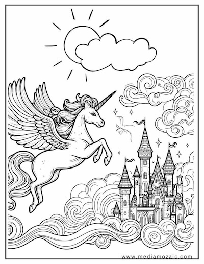 70 Unicorn Coloring Pages (Free Printable PDFs) 41 free printable unicorn colouring sheets, unicorn coloring sheets free pdfs, Alicorn coloring sheets,