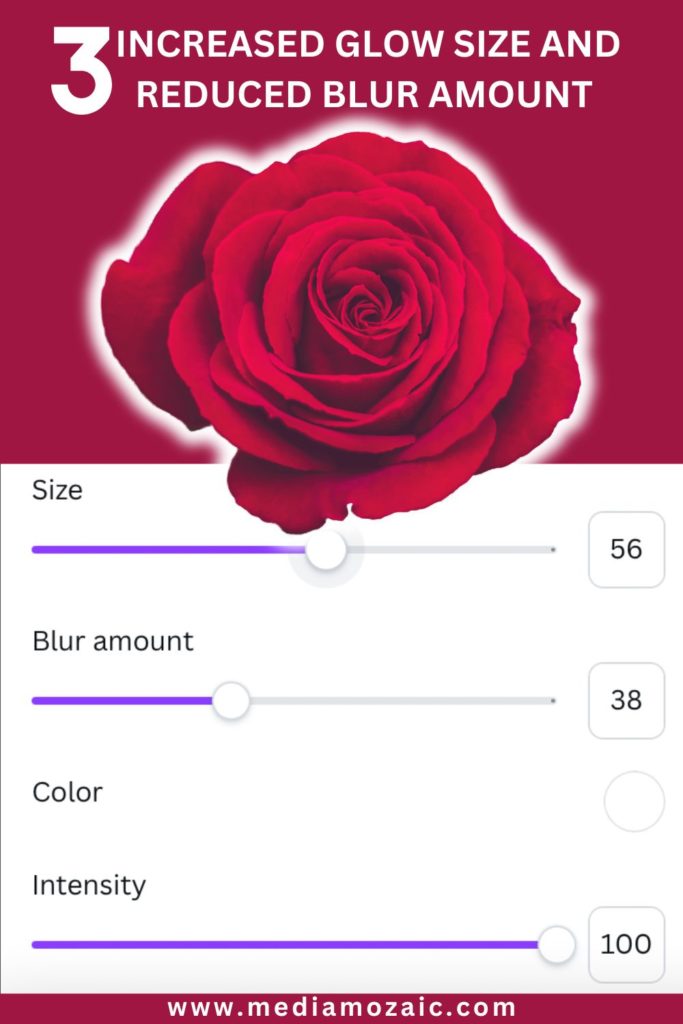 canva add glow to image,how to add glow effect in canva
