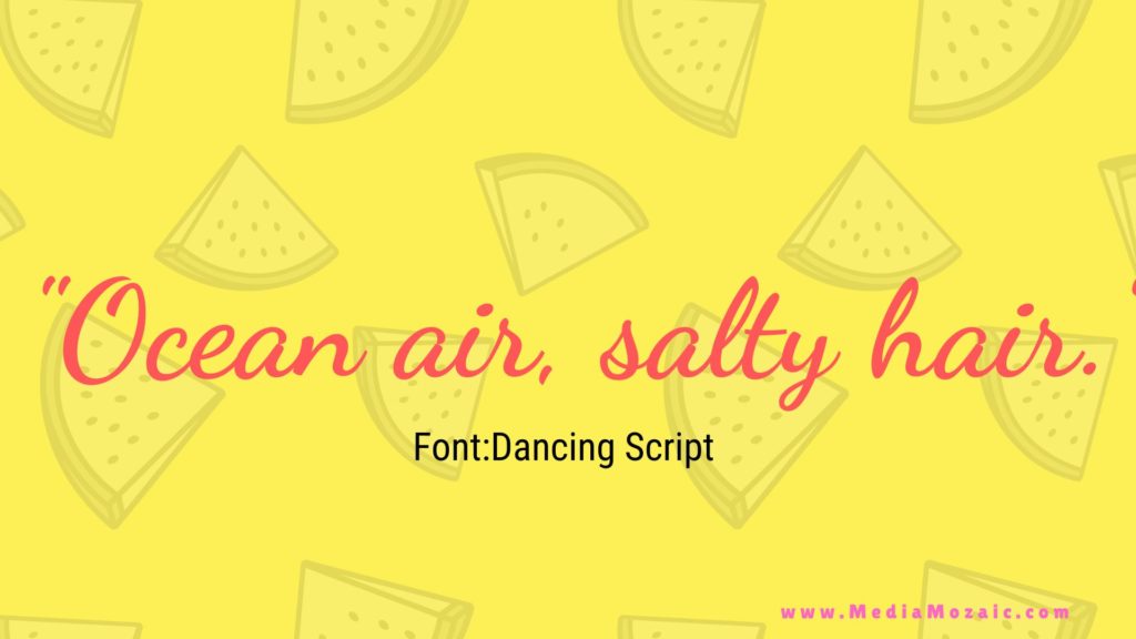 beach fonts, hot fonts for summer, summer fonts, fun fonts for summer, dancing script font,canva summer fonts,beachy canva fonts