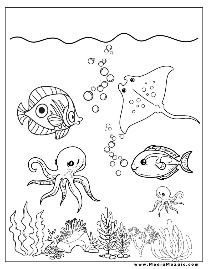 under the sea coloring pages, coloring pages ocean, fish coloring pages,free printable ocean coloring pages