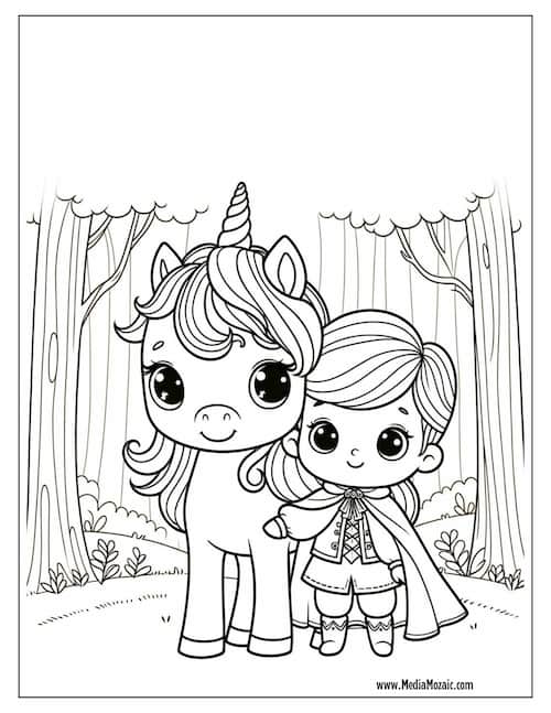 70 Unicorn Coloring Pages (Free Printable PDFs) 65 prince coloring pages, princess coloring pages ,cute unicorn with prince, unicorn colouring