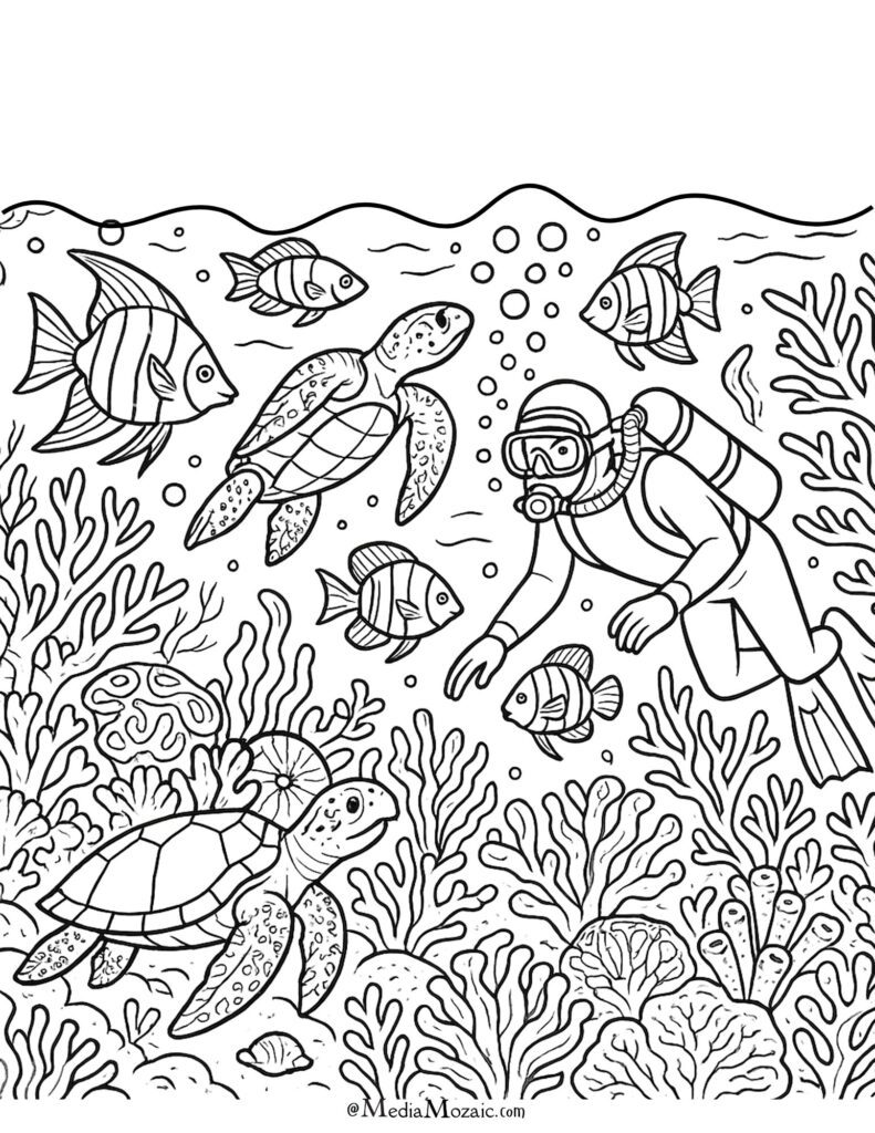 28 Free Printable Summer Coloring Pages (PDF Printables) 22 free printable summertime summer coloring pages,