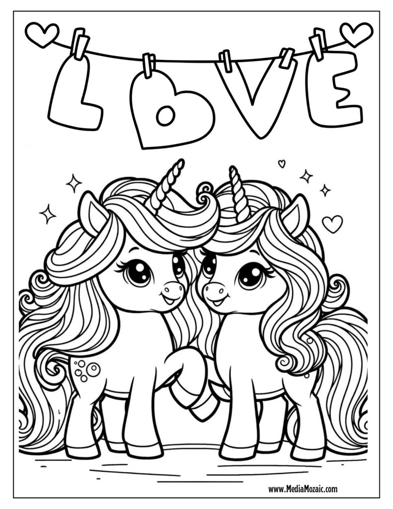 cute unicorn pages to color, unicorn images for kids coloring activities