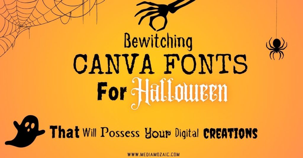 fonts for halloween, canva fonts for halloween