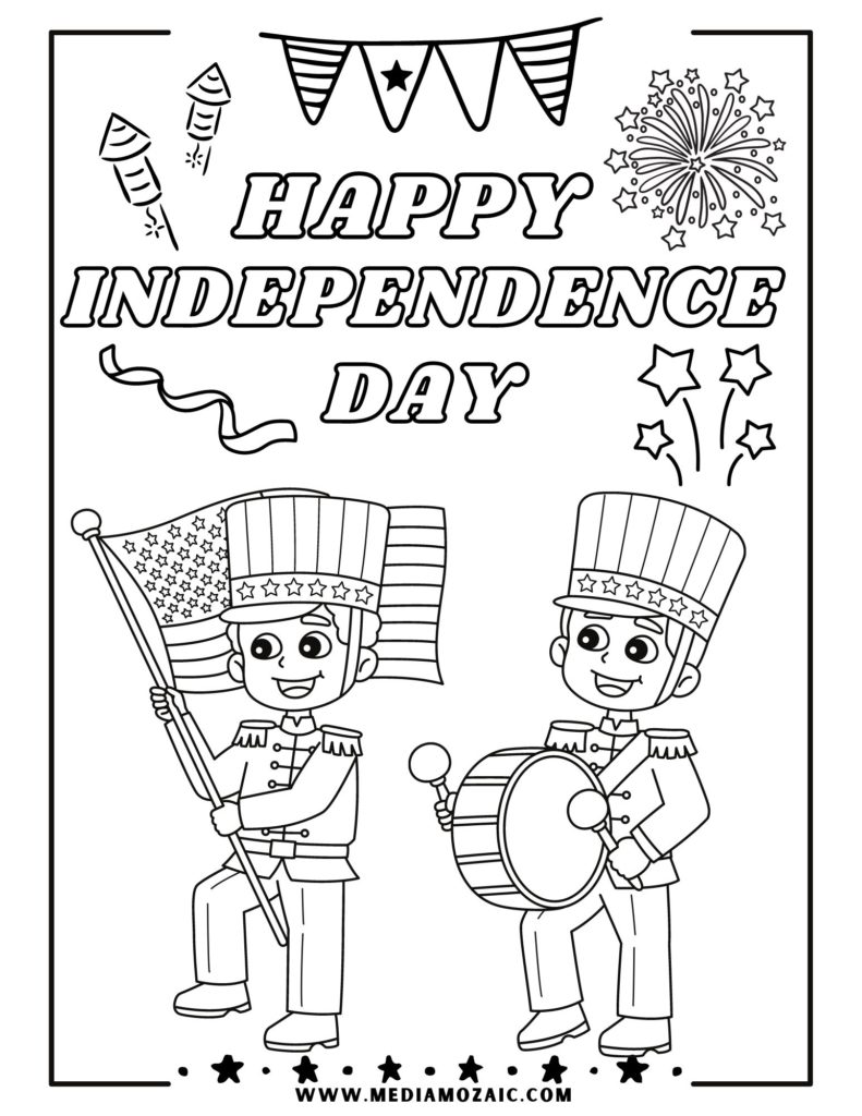 coloring sheets for 4th of July, free coloring sheets for kids, July coloring sheets, 