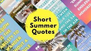 short inspirational summer quotes