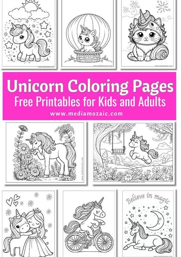 23 Printable 4th of July Coloring Pages ๐บ๐ธ(PDFs) 27 Unicorn Coloring Pages
