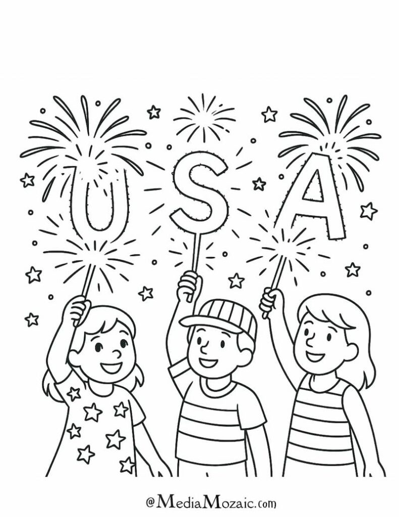 23 Printable 4th of July Coloring Pages ๐บ๐ธ(PDFs) 23 4th of july coloring pages, independence day coloring pages,