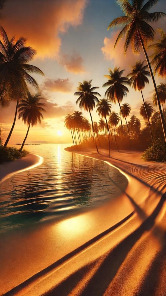 palm trees background