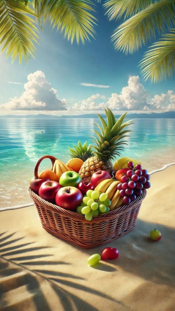 picnic basket iPhone wallpaper, summer backgrounds for iPhone, summer wallpapers 