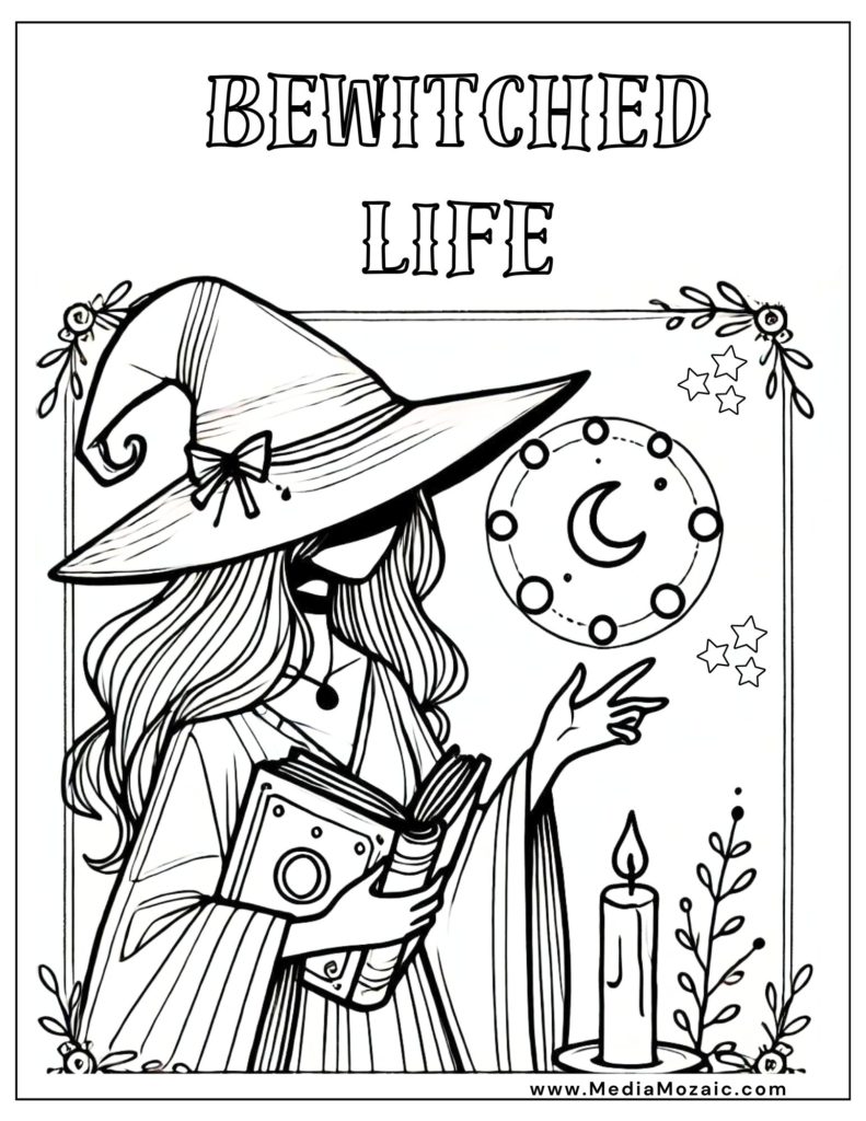 witches coloring images, witch coloring page, halloween witch coloring pages