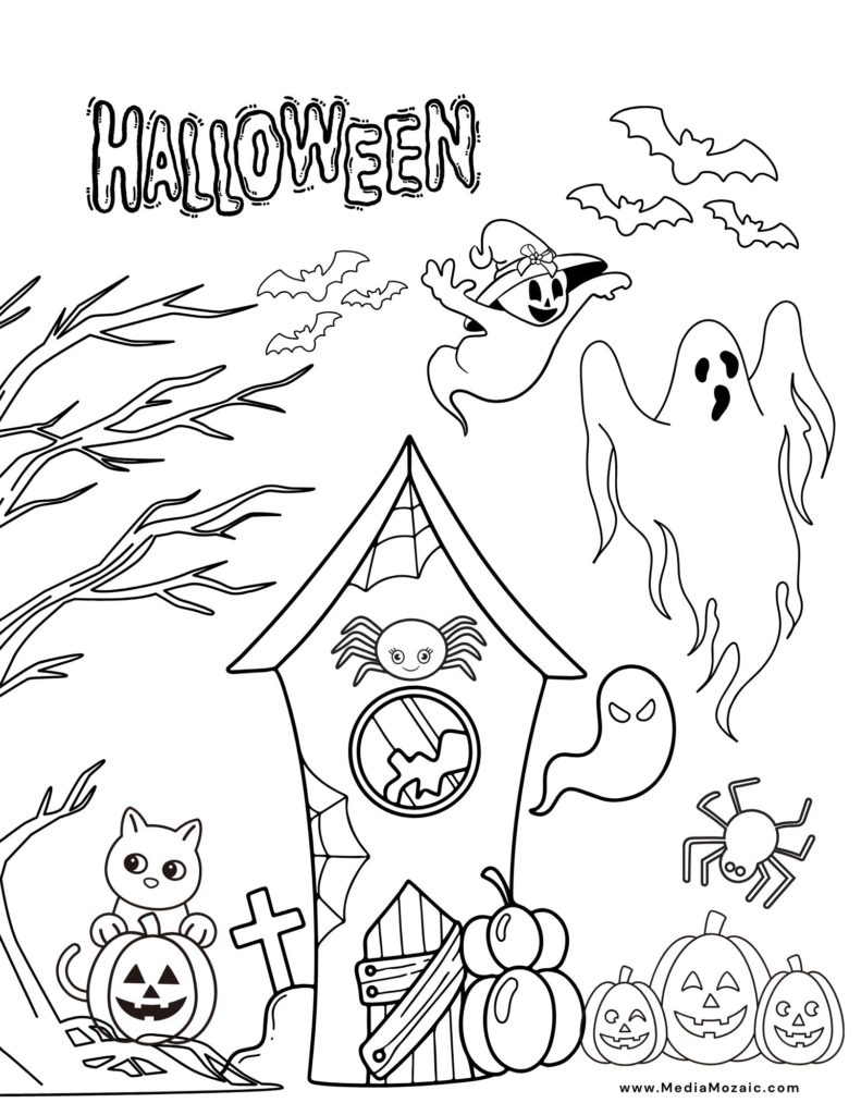 cute halloween coloring pages, cute halloween images to print, halloween coloring pages to print, halloween coloring pages pdf, 