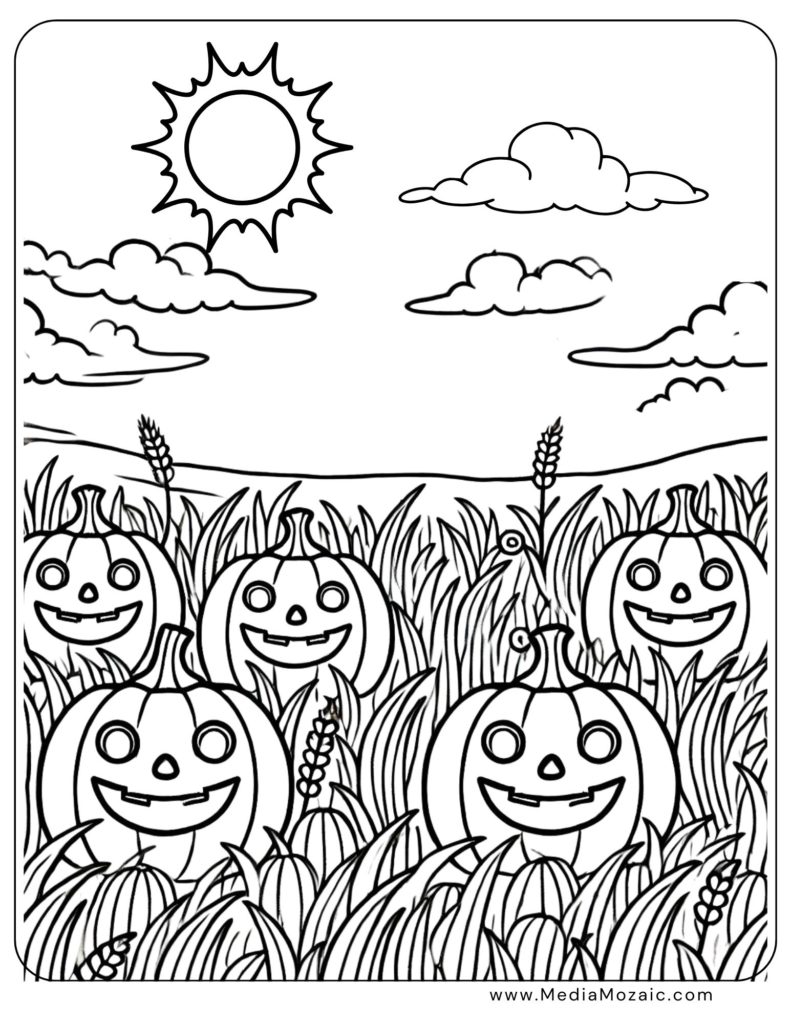 jack o'lantern coloring sheets, halloween images to color, jack o lantern coloring book