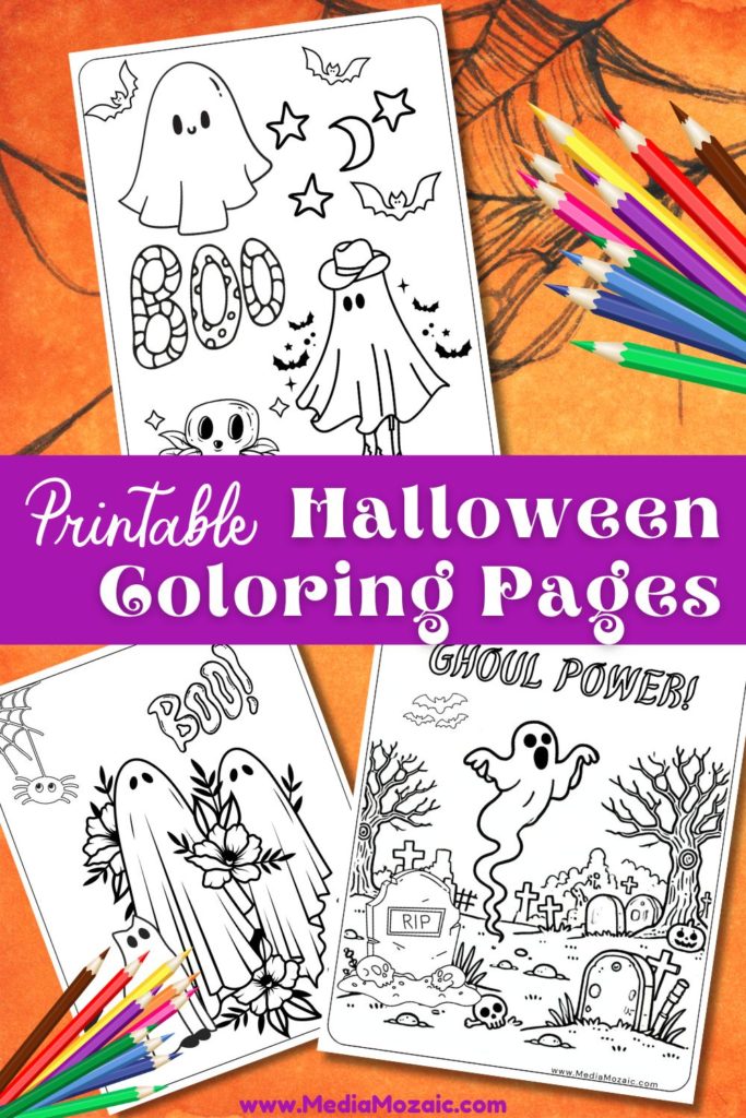 free printable halloween coloring pages, free halloween printables