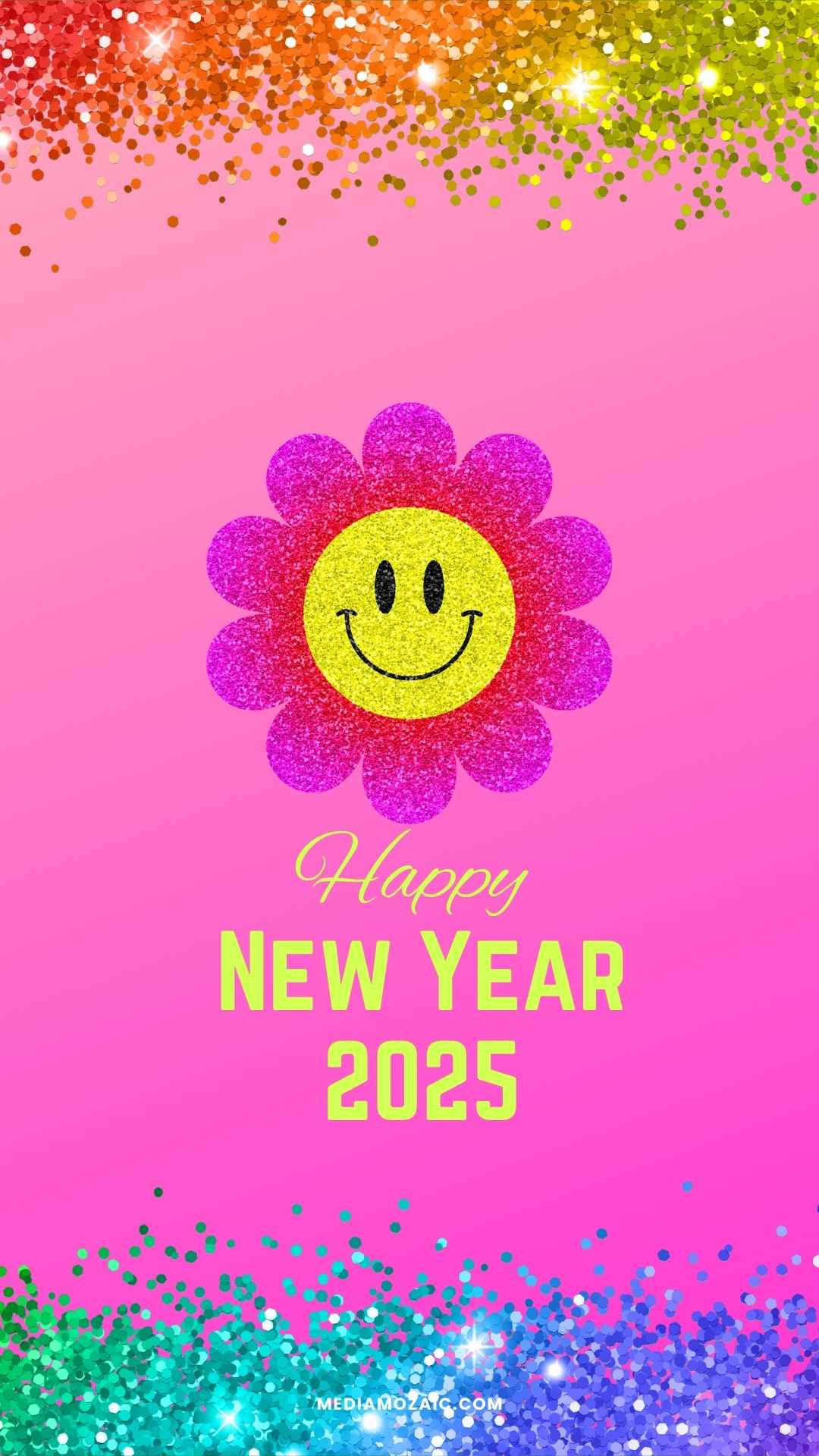 Sparkly New Year iPhone Wallpapers New Year iPhone Backgrounds 2025 — free download