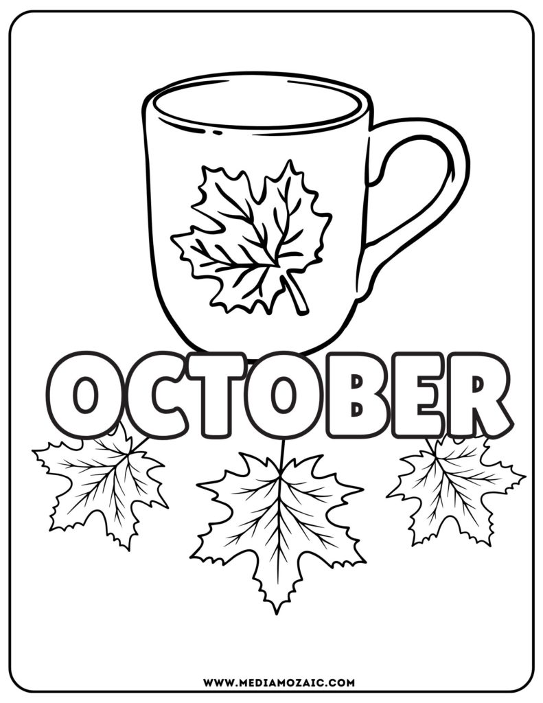 fall coloring pages, October colouring pages, fall printables, free printbles, 