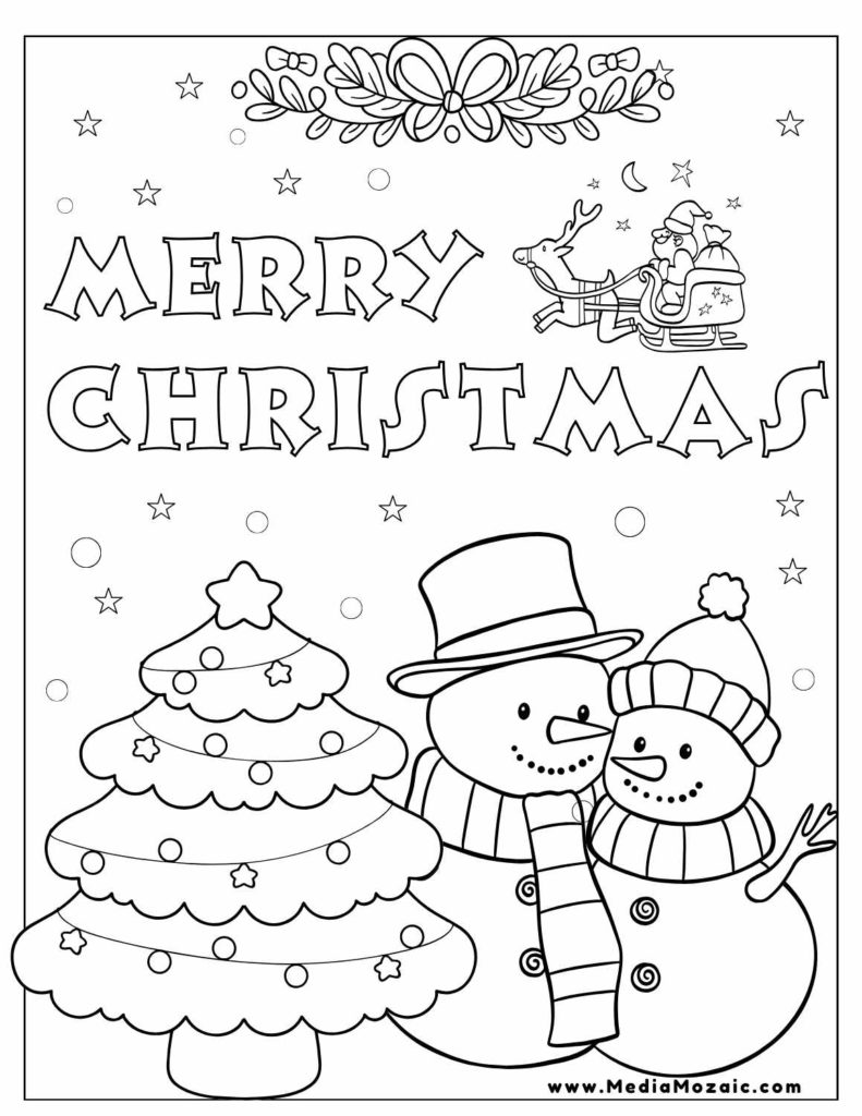 Snowman Coloring Sheets for Christmas, snowman coloring sheets, Merry Christmas coloring sheet