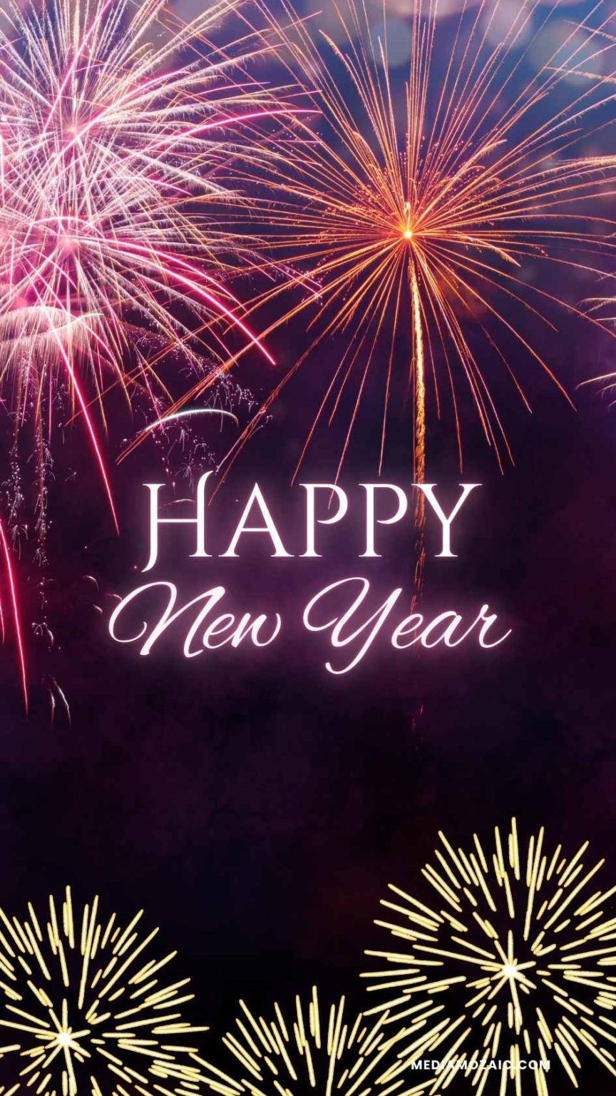New Year iPhone Wallpapers Happy New Year iPhone Wallpaper 2026 (Free — free download