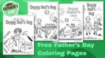 fathers day coloring sheets, fathers day images to color