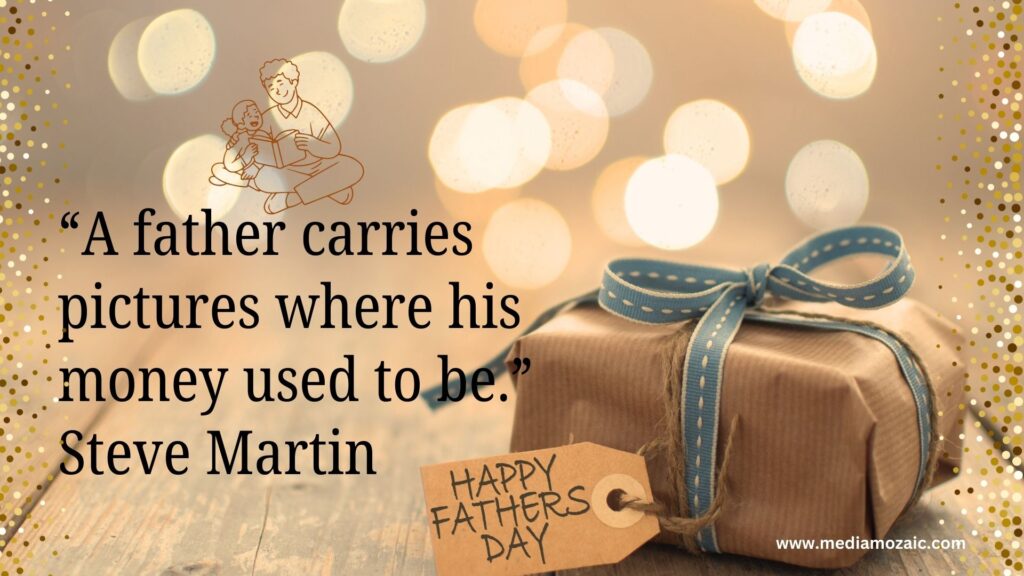 fathers day gif image with happy fathers day and a quote, graphics for dads day, daddy's day quotes, fathers's day graphics