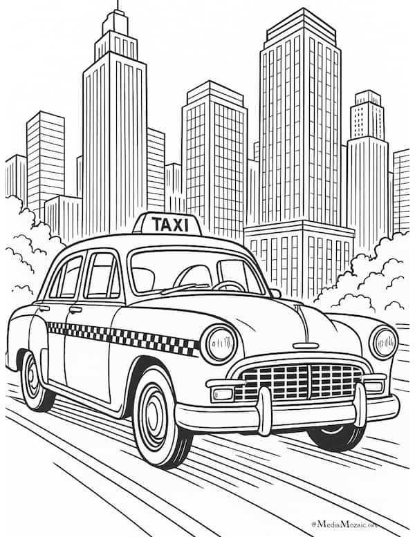 13 Free Printable Car Coloring Pages (PDF) 4 free car coloring page for kids,
sports car coloring sheet printable,
realistic car drawing for coloring, vintage car coloring pages,