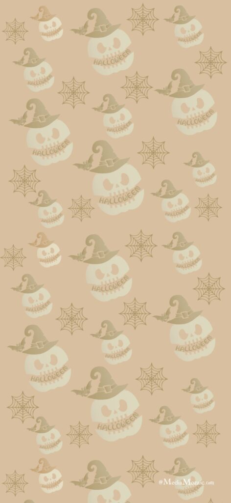 Beige Halloween Aesthetic iPhone Wallpaper 1 Beige Halloween Aesthetic iPhone Wallpaper, cute halloween backgrounds for iphone