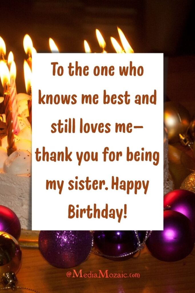 13 Happy Birthday Images for Sister | Happy Birthday Wishes for Sister 8 happy birthday sister from sister, happy birthday sister,happy birthday wishes, birthday wishes, special happy birthday wishes, happy birthday, happy birthday messages, simple birthday wishes, happy birthday message, birthday wishes for friend, unique happy birthday wishes, meaningful simple birthday wishes