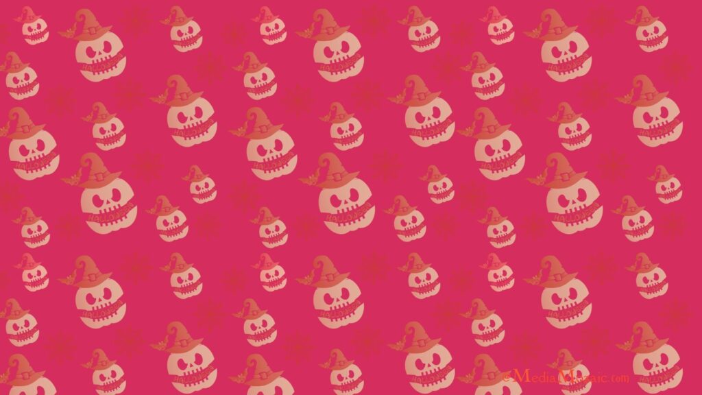 30+ Spooky & Cute Halloween Backgrounds | Halloween Background Pictures 26 deep red background with witch pumpkin pattern for desktop