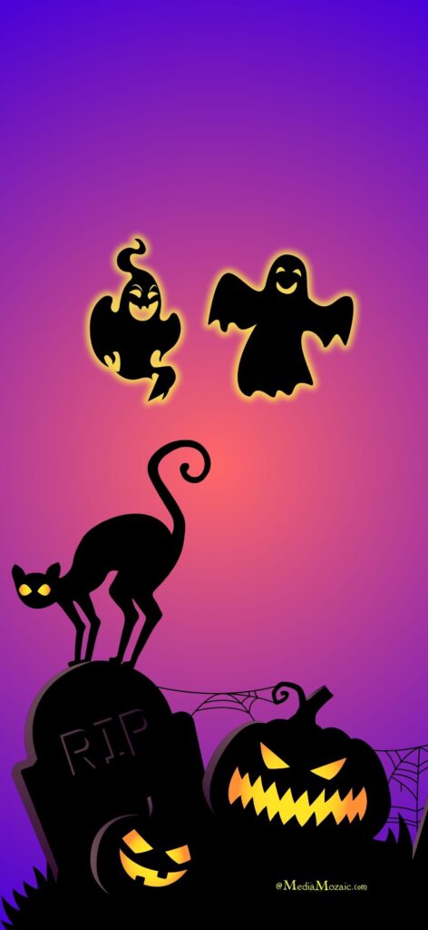 Spooky Halloween Night iPhone Background 1 spooky halloween night background 2