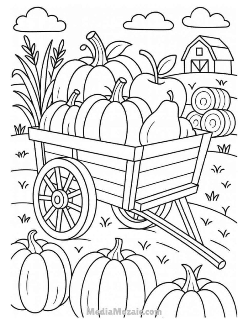 Free Printable Thanksgiving Coloring Pages for kids & Adults 9 thanksgiving coloring pages with harvest and autumn vibes,