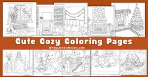 Free Printable Cozy Coloring Pages for Kids and Adults 5 cozy coloring
