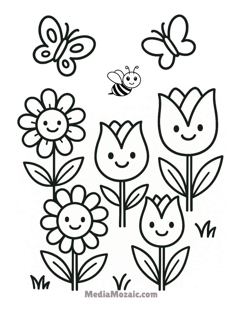 Cute Flower Coloring Pages for Kids – Kawaii Garden Fun! 6 Spring flower coloring page with tulips, daisies, bees, and butterflies — cheerful kawaii garden them,ChatGPT can make mistakes. Check important info. See Cookie Preferences.
ChatGPT says: Here are the keywords in one paragraph, separated by commas: smiling flower coloring pages, cute flower coloring sheets, flower coloring pages, daisy coloring pages, cute kawaii flower coloring pages, kawaii flower coloring pages, aesthetic coloring pages flowers