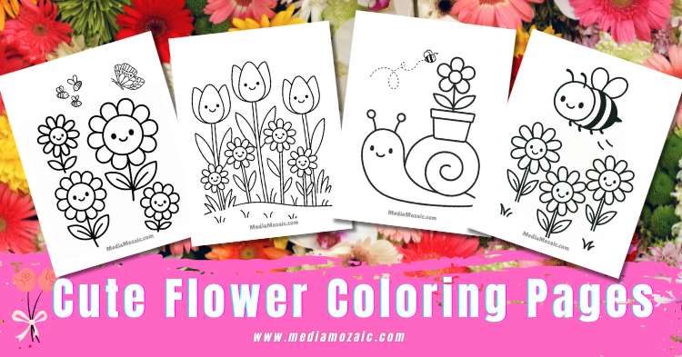 Cute Flower Coloring Pages for Kids β Kawaii Garden Fun! 25 Cute Flower Coloring Pages for Kids β Kawaii Garden Fun!