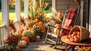 17 Stunning Thanksgiving Desktop Backgrounds in HD for a Cozy Fall Screen 5 Front porch with rocking chair, pumpkins, and golden sunflowers for Thanksgiving decor,rustic thanksgiving wallpapers desktop, vintage thanksgiving wallpapers desktop, country thanksgiving wallpapers desktop, farmhouse thanksgiving wallpapers desktop hd, harvest table thanksgiving wallpapers desktop, thanksgiving dinner wallpapers desktop, thanksgiving feast wallpapers desktop, cozy rustic thanksgiving wallpapers desktop, thanksgiving pumpkin wallpapers desktop, thanksgiving wreath wallpapers desktop